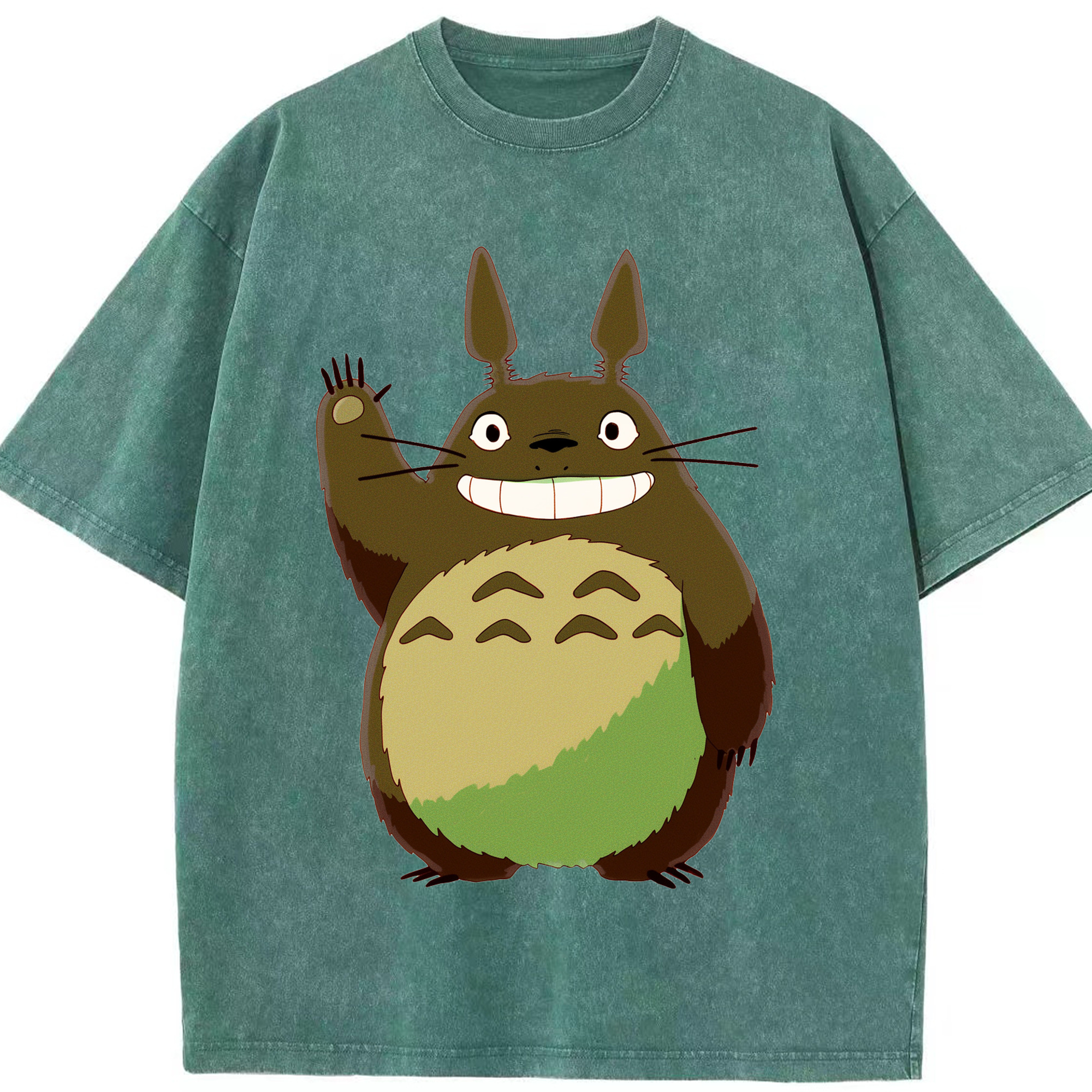 （画像用） となりのトトロ 草壁メイ 草壁サツキ My Neighbor Totoro Satsuki Kusakabe Mei Kusakabe 綿100% ヴィンテージ風 半袖Tシャツ（フロントプリント）